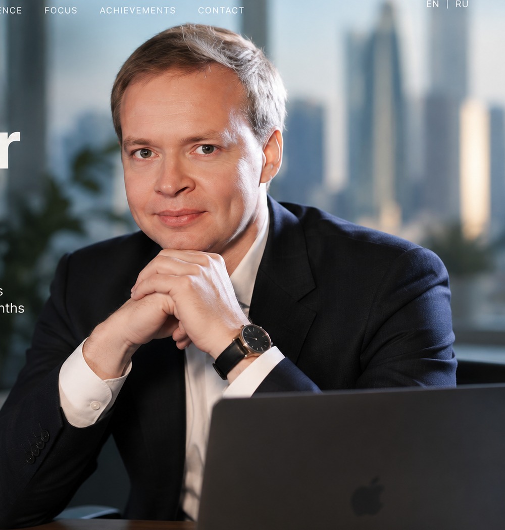 Alexander Basov — executive portrait